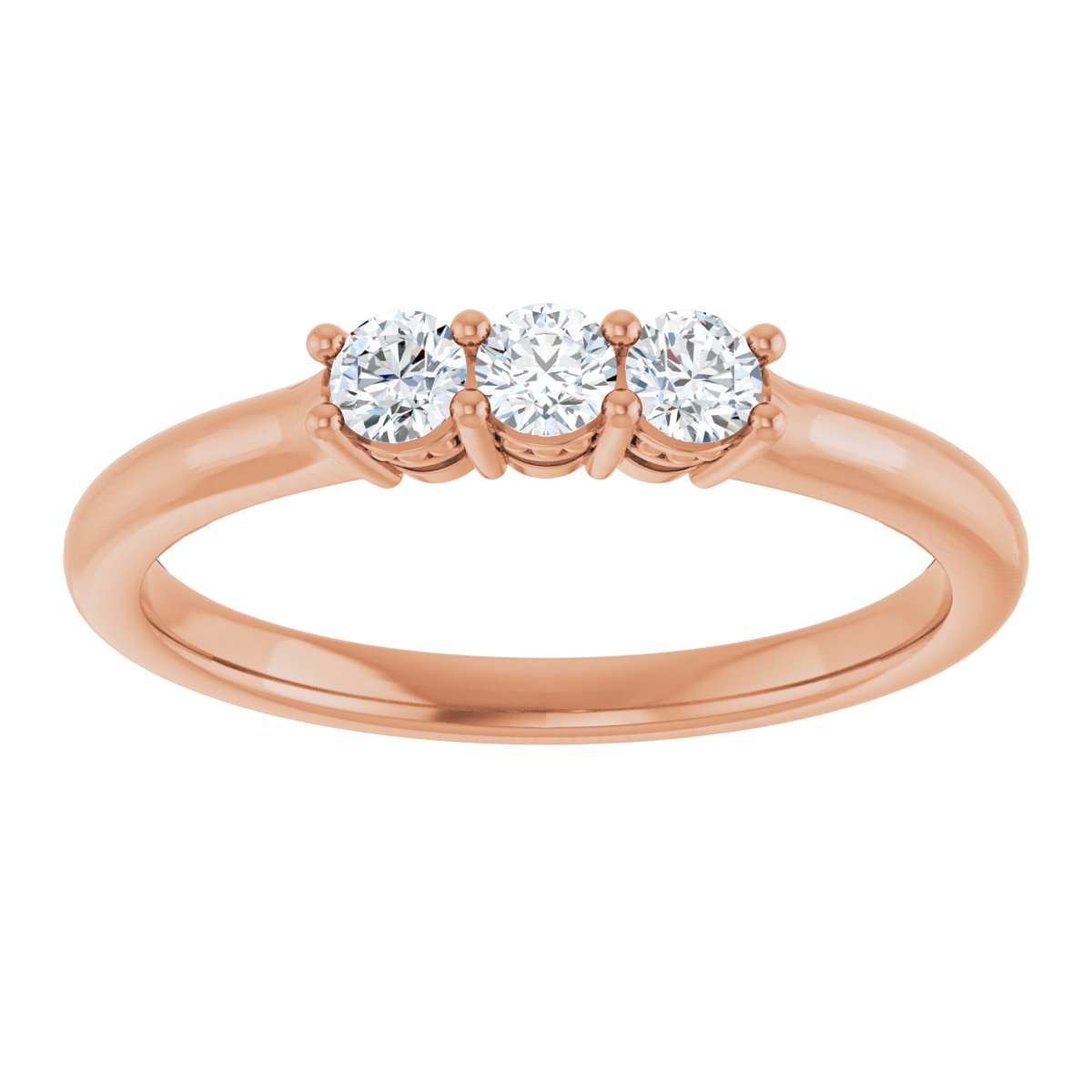 Three-Stone Anniversary Band