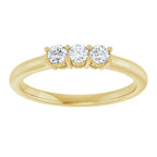 Three-Stone Anniversary Band