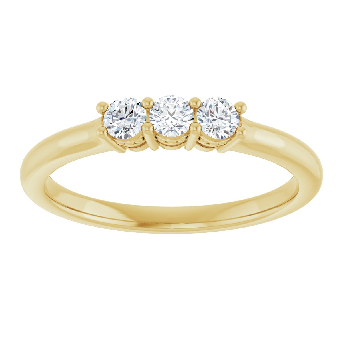 Three-Stone Anniversary Band