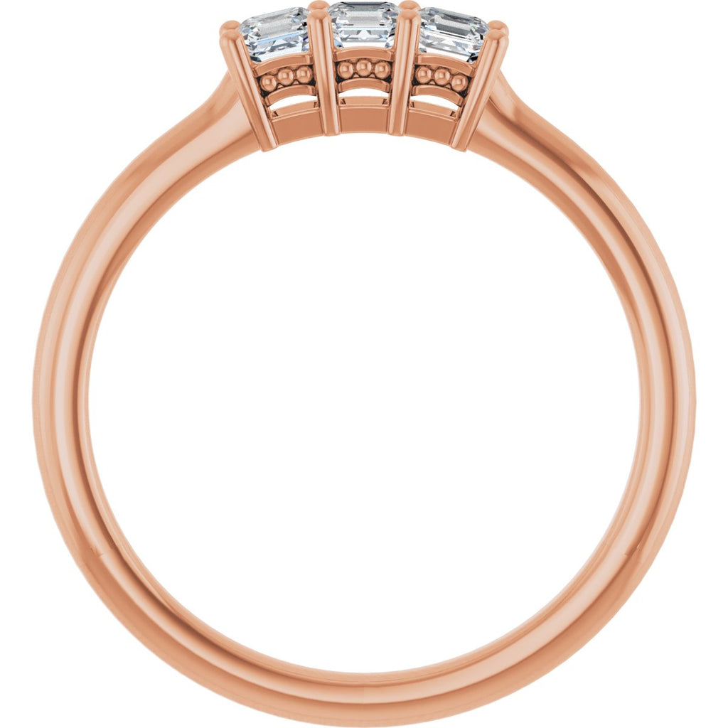 Three-Stone Anniversary Band