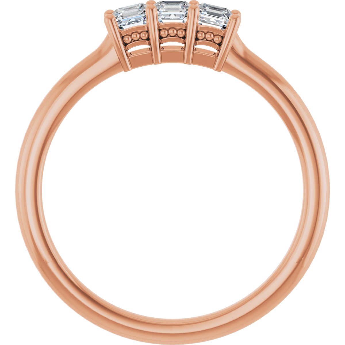 Three-Stone Anniversary Band