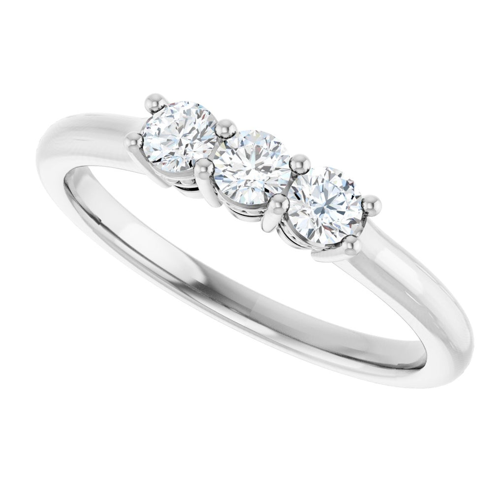 Three-Stone Anniversary Band