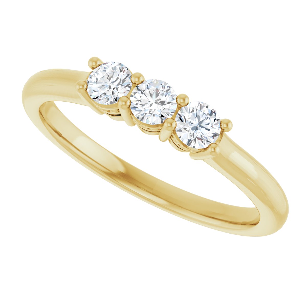 Three-Stone Anniversary Band