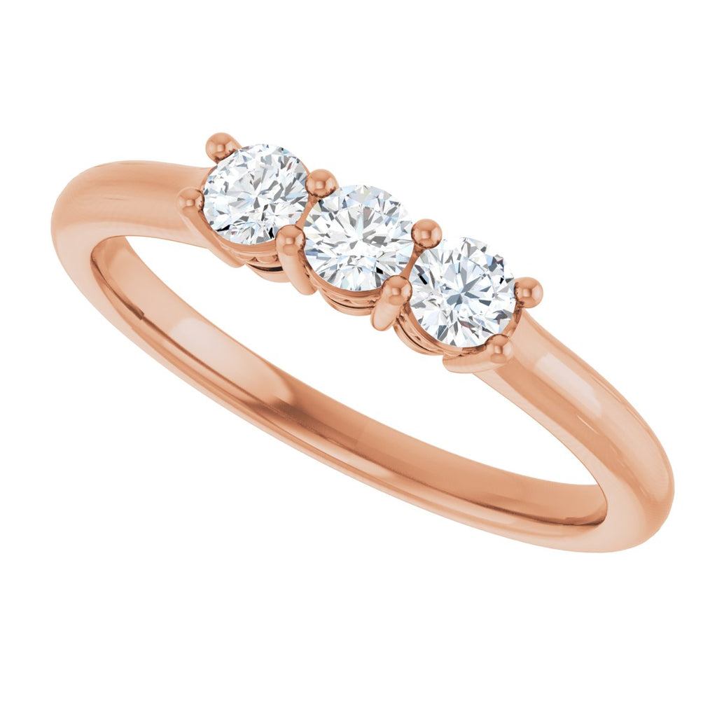 Three-Stone Anniversary Band