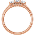 Three-Stone Anniversary Band