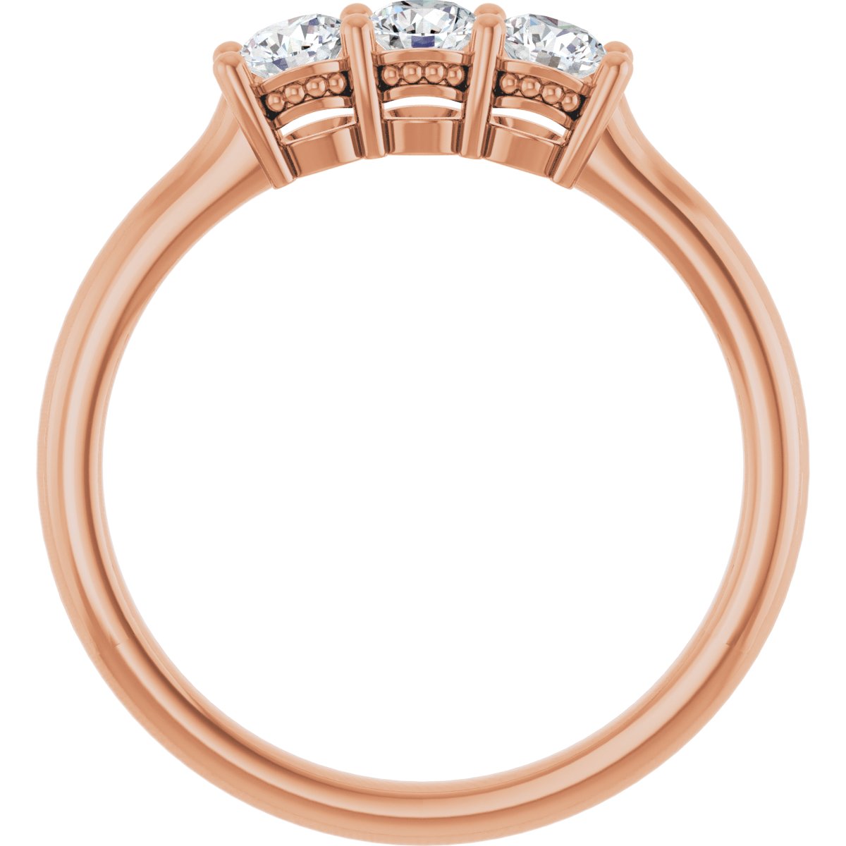Three-Stone Anniversary Band