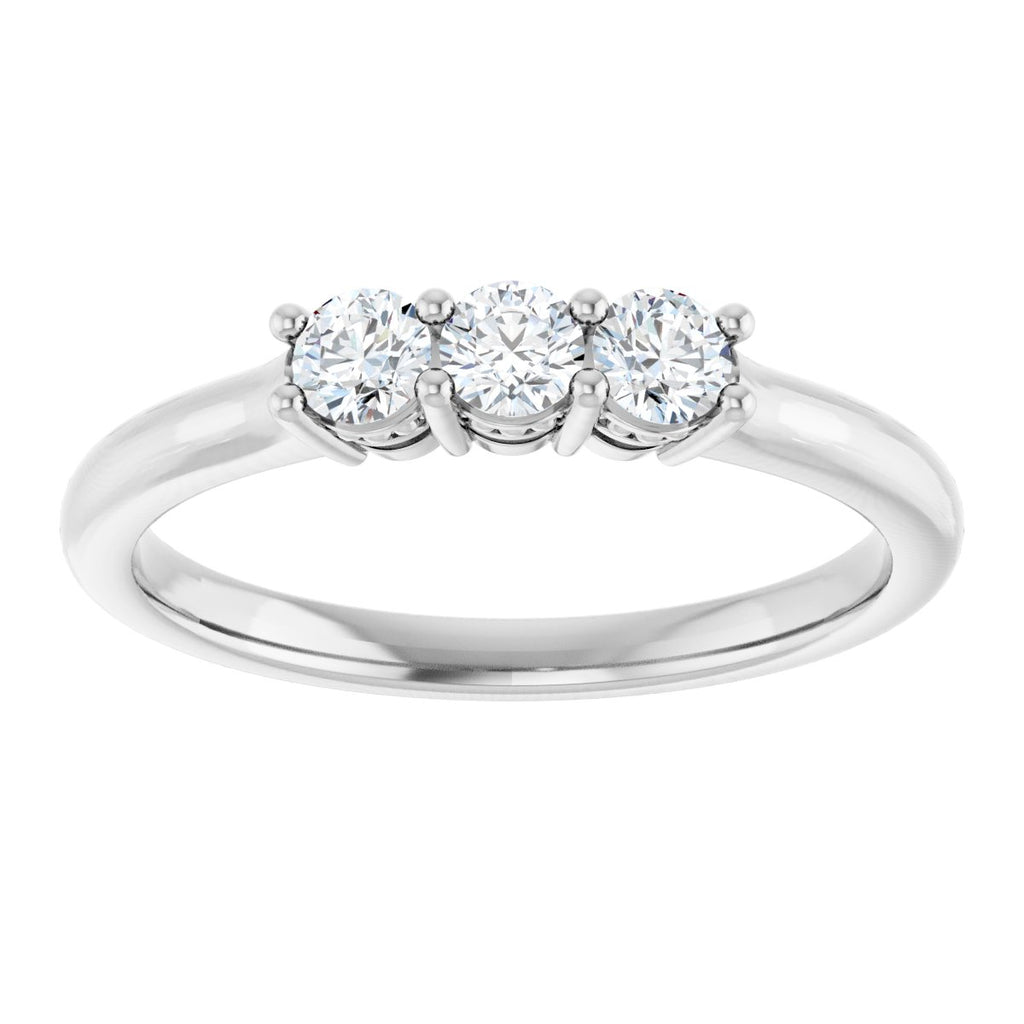 Three-Stone Anniversary Band