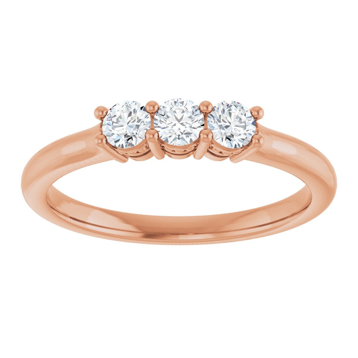 Three-Stone Anniversary Band
