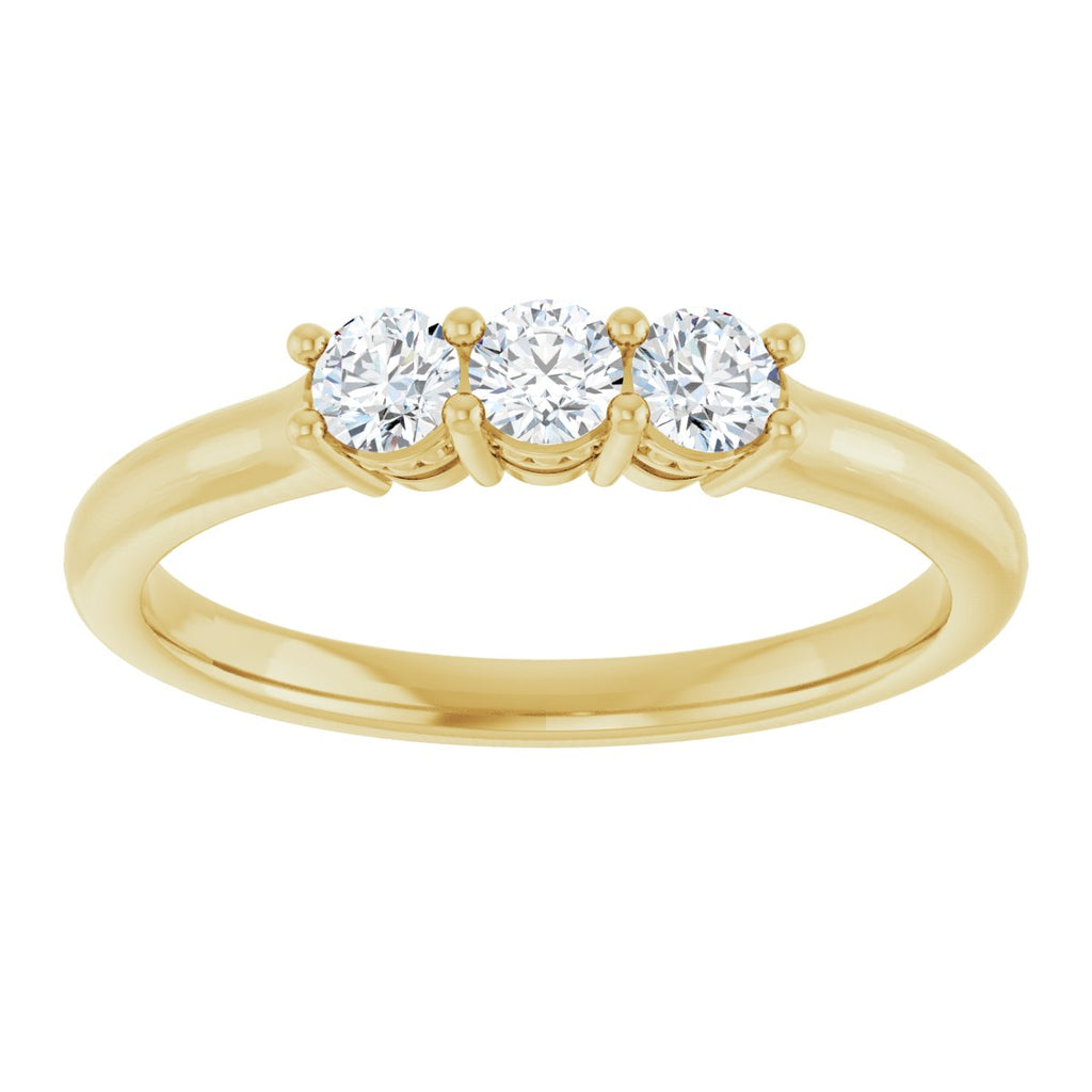 Three-Stone Anniversary Band