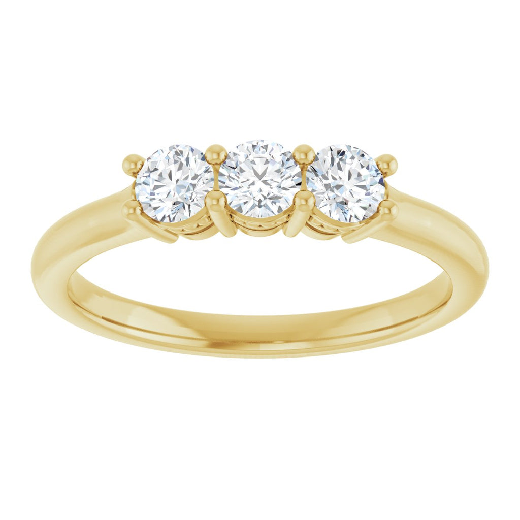 Three-Stone Anniversary Band