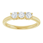 Three-Stone Anniversary Band