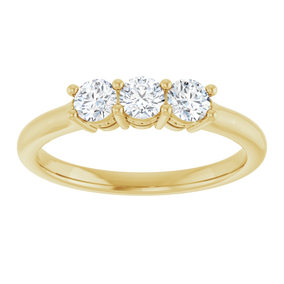 Three-Stone Anniversary Band
