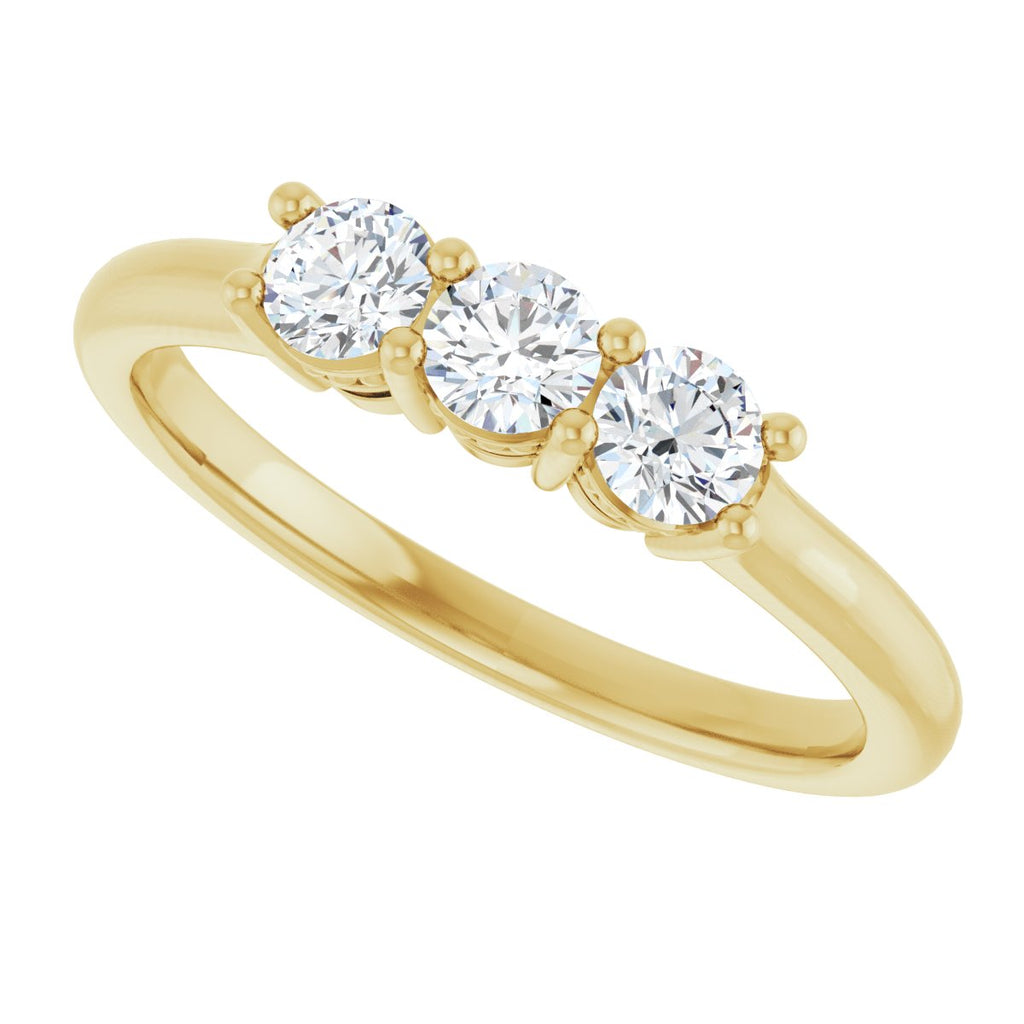 Three-Stone Anniversary Band