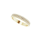 Double Row Eternity Band