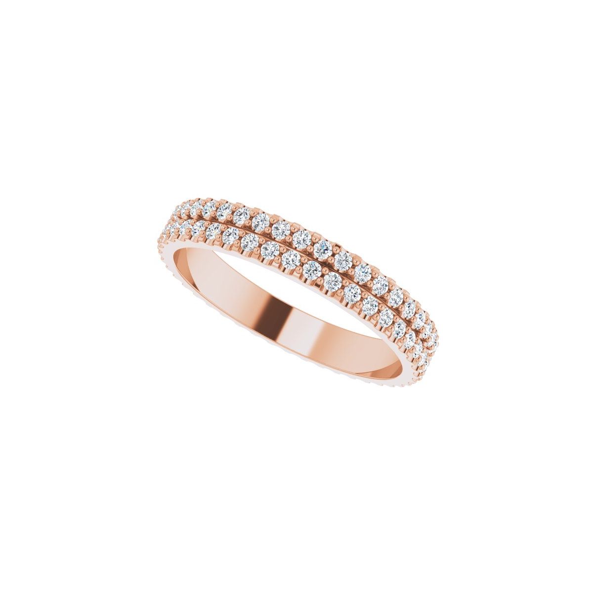 Double Row Eternity Band