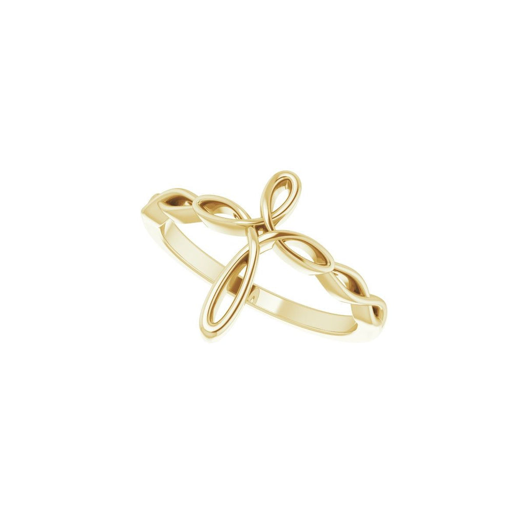 Infinity-Inspired Cross Ring
