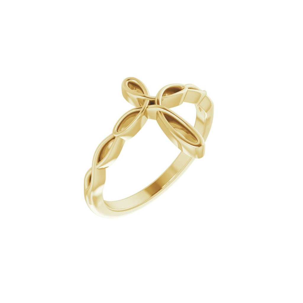 Infinity-Inspired Cross Ring