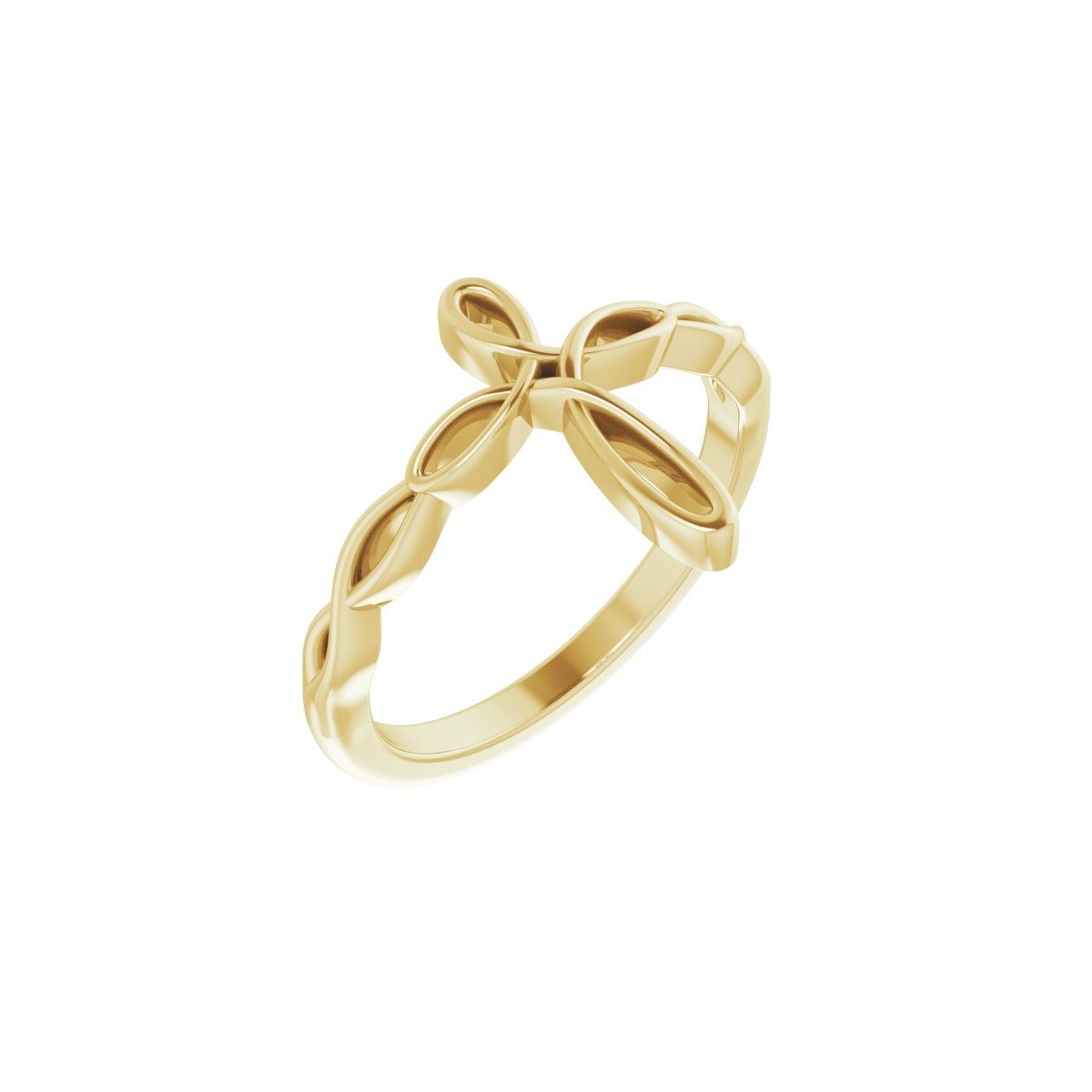 Infinity-Inspired Cross Ring