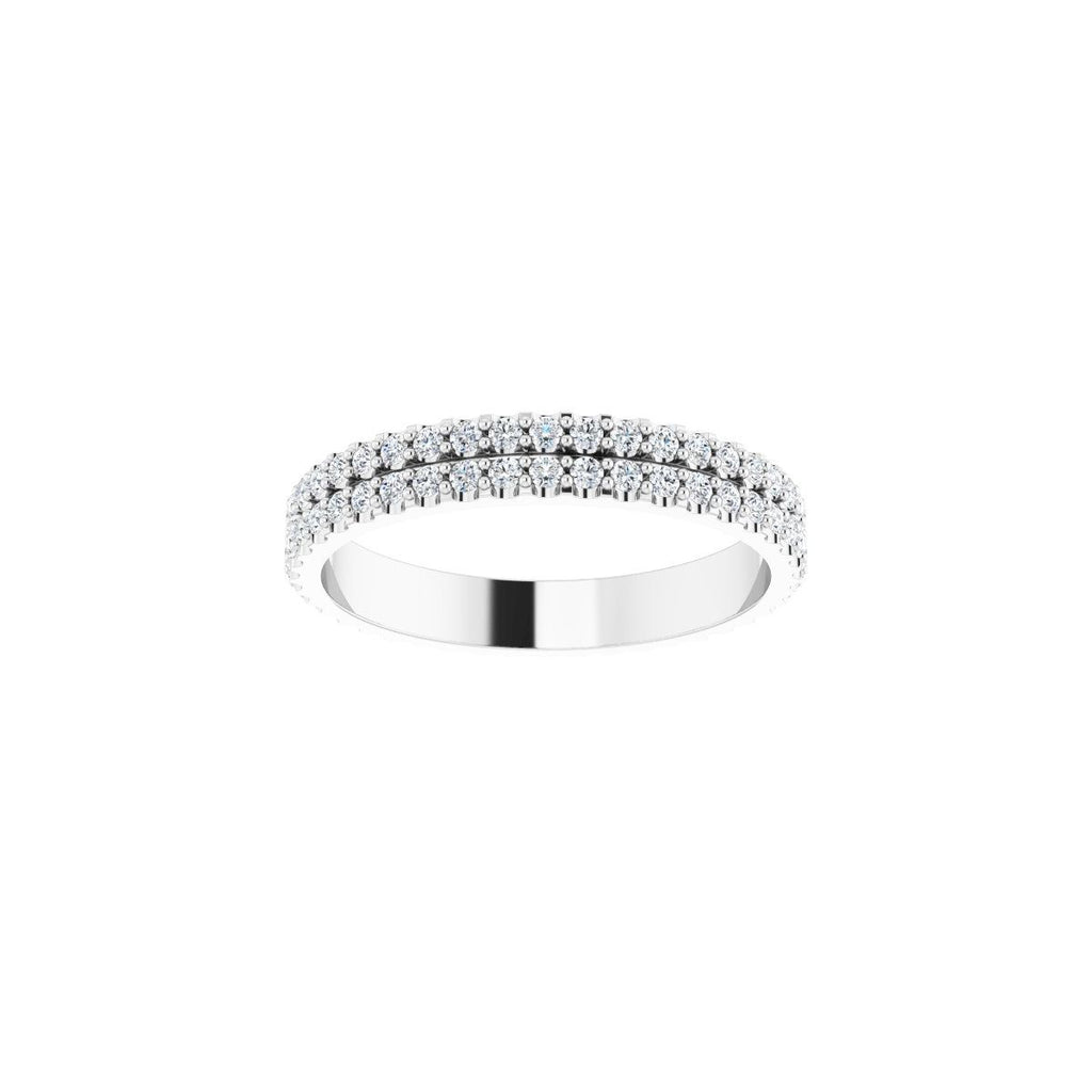 Double Row Eternity Band