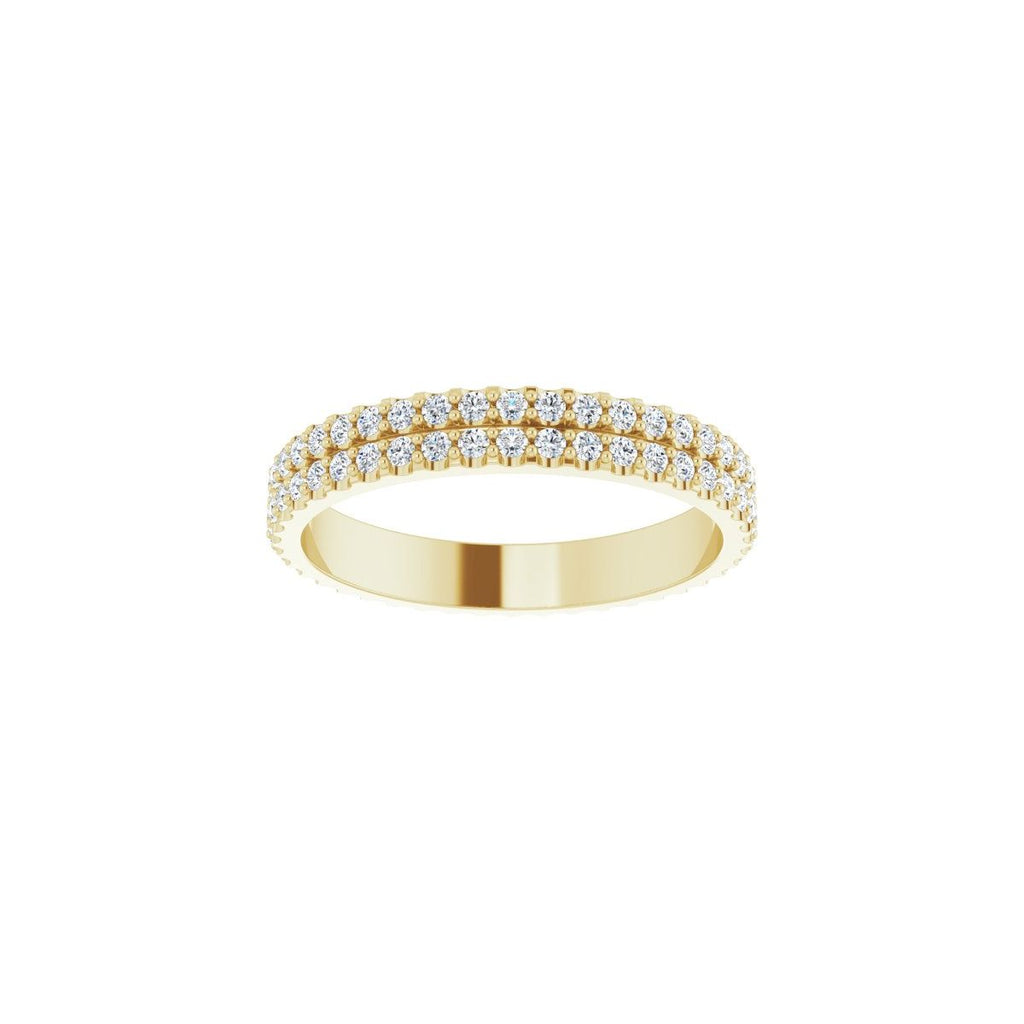 Double Row Eternity Band
