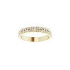 Double Row Eternity Band