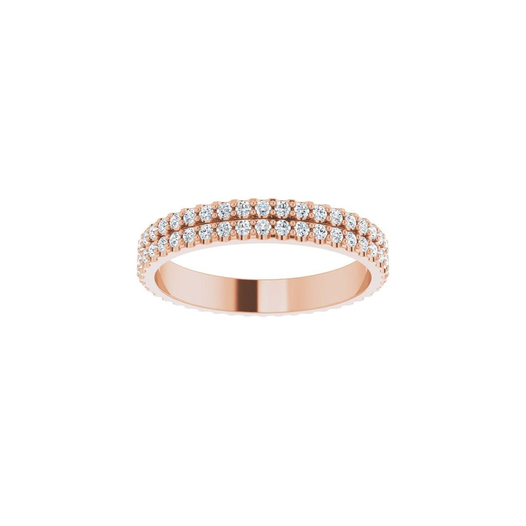 Double Row Eternity Band