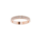 Double Row Eternity Band
