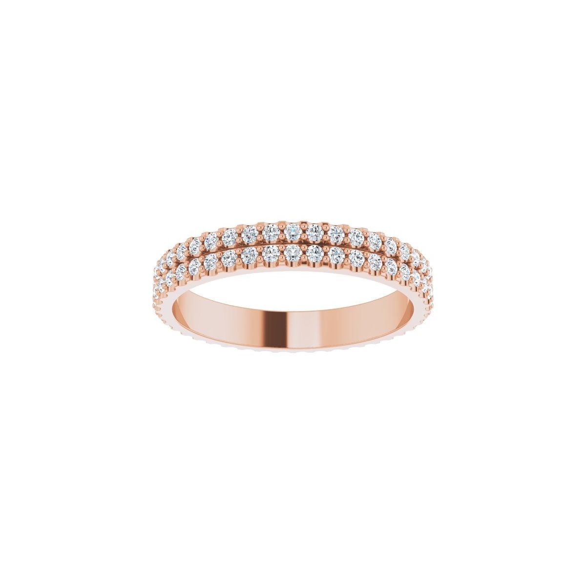 Double Row Eternity Band