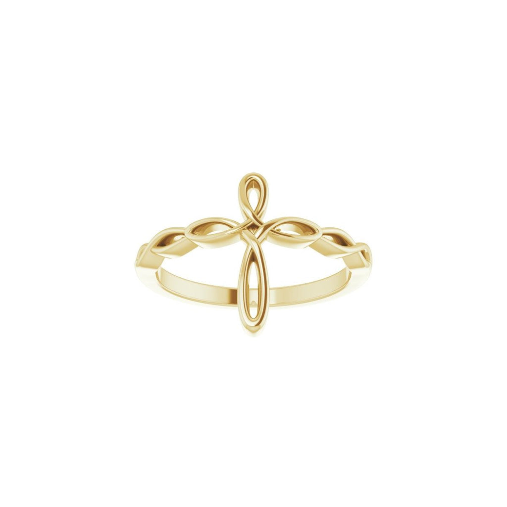 Infinity-Inspired Cross Ring