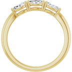 Three-Stone Anniversary Band