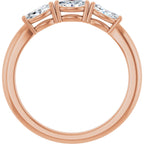 Three-Stone Anniversary Band