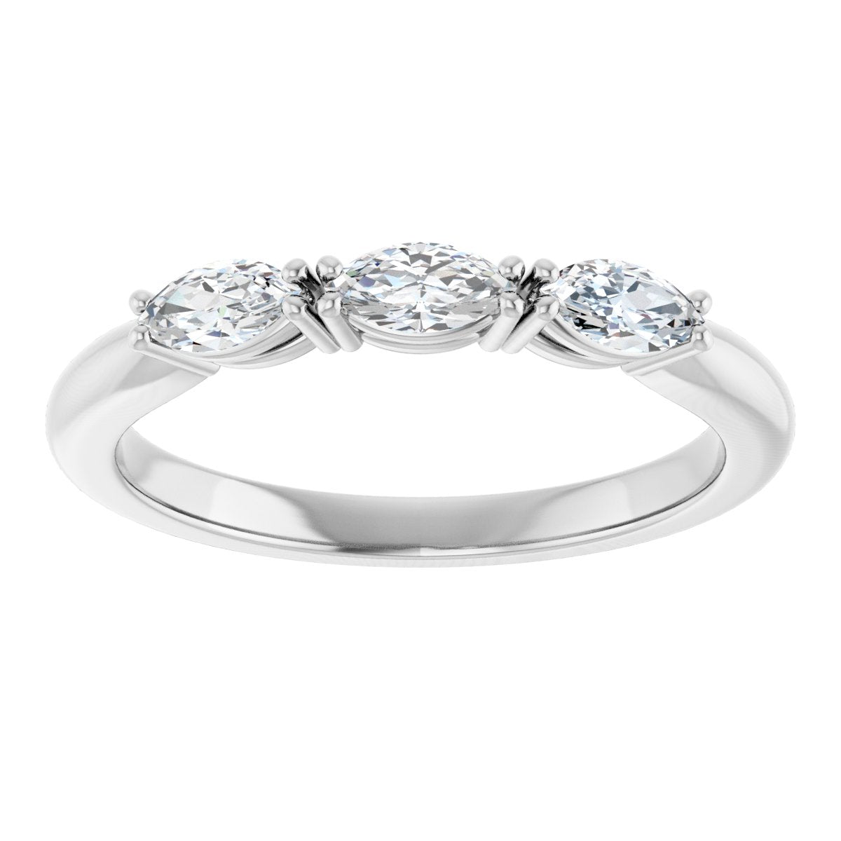 Three-Stone Anniversary Band