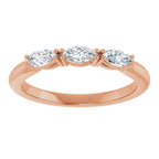 Three-Stone Anniversary Band