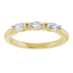 Three-Stone Anniversary Band