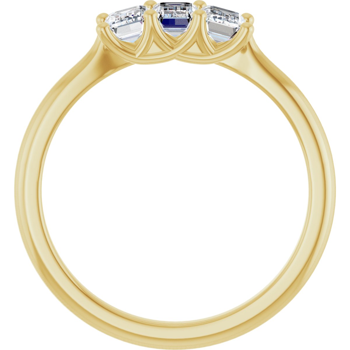 Three-Stone Anniversary Band