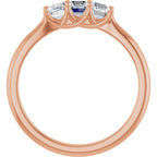 Three-Stone Anniversary Band