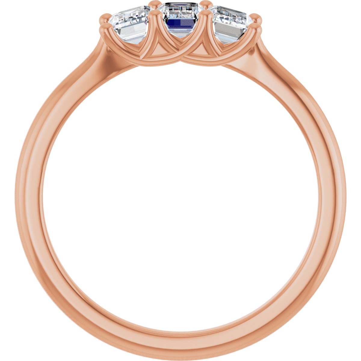 Three-Stone Anniversary Band