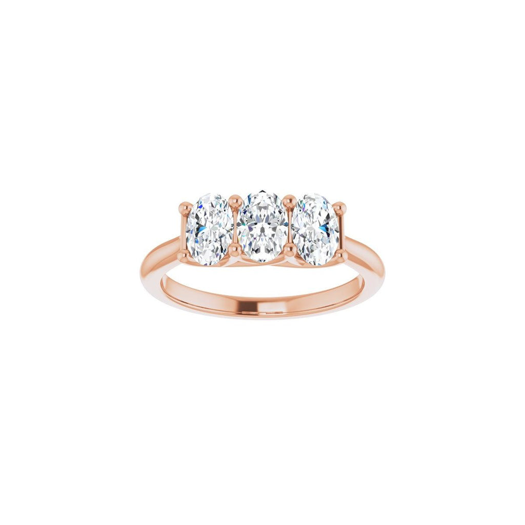 Three-Stone Anniversary Band