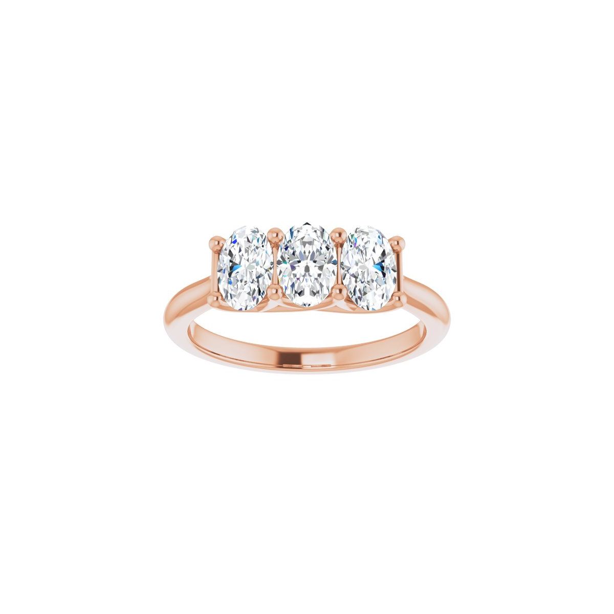 Three-Stone Anniversary Band