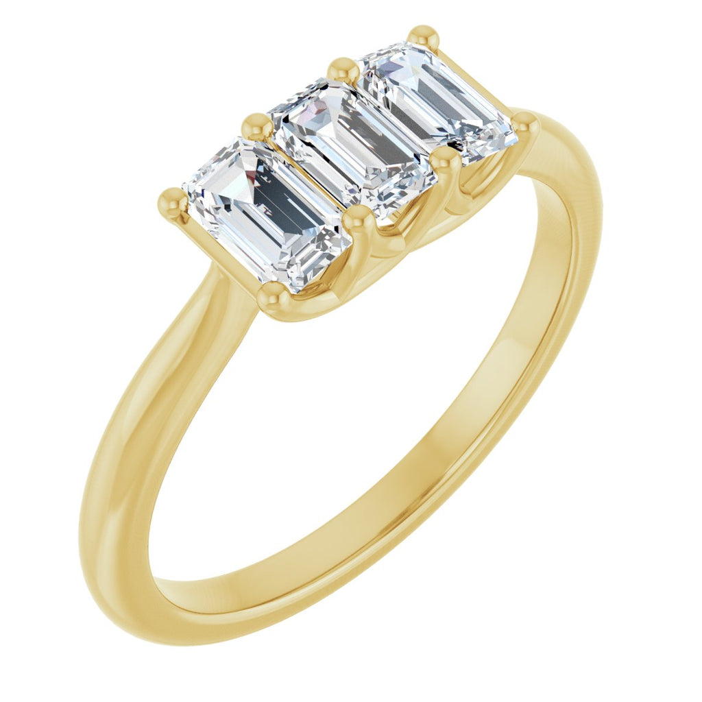 Three-Stone Anniversary Band
