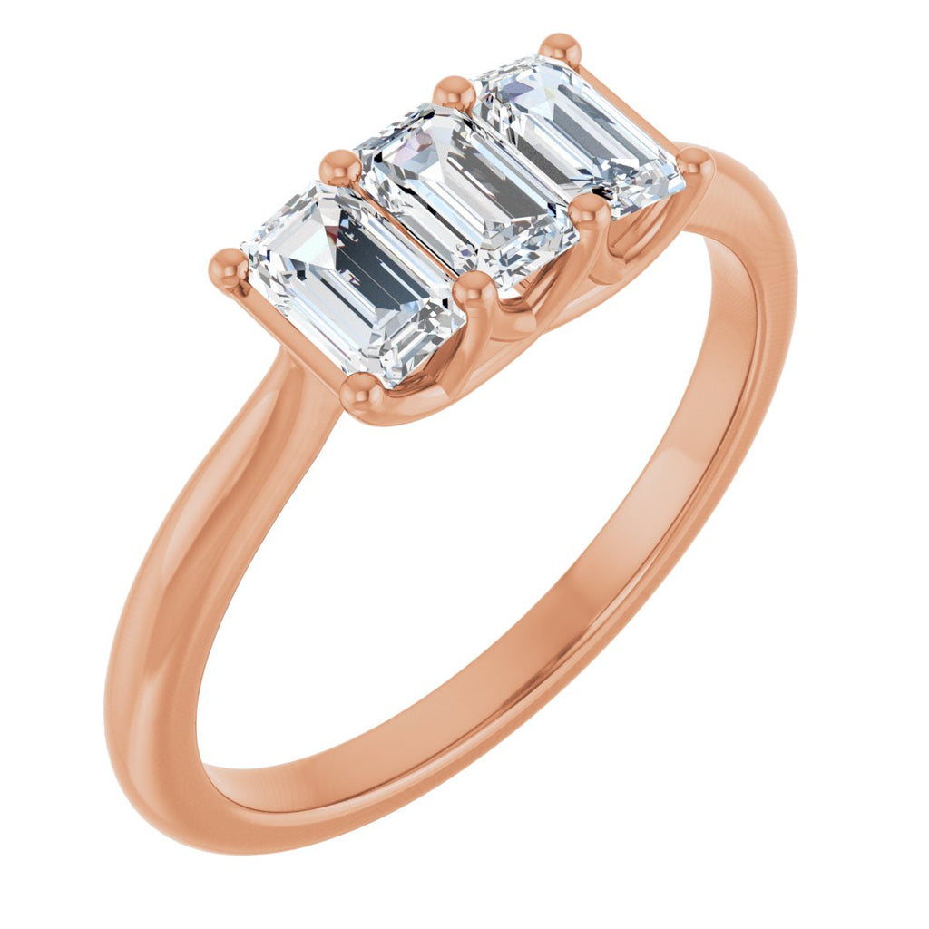 Three-Stone Anniversary Band