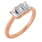Three-Stone Anniversary Band