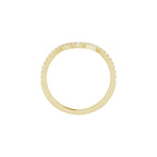 French-Set Double Halo-Style Engagement Ring or Band