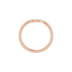 French-Set Double Halo-Style Engagement Ring or Band