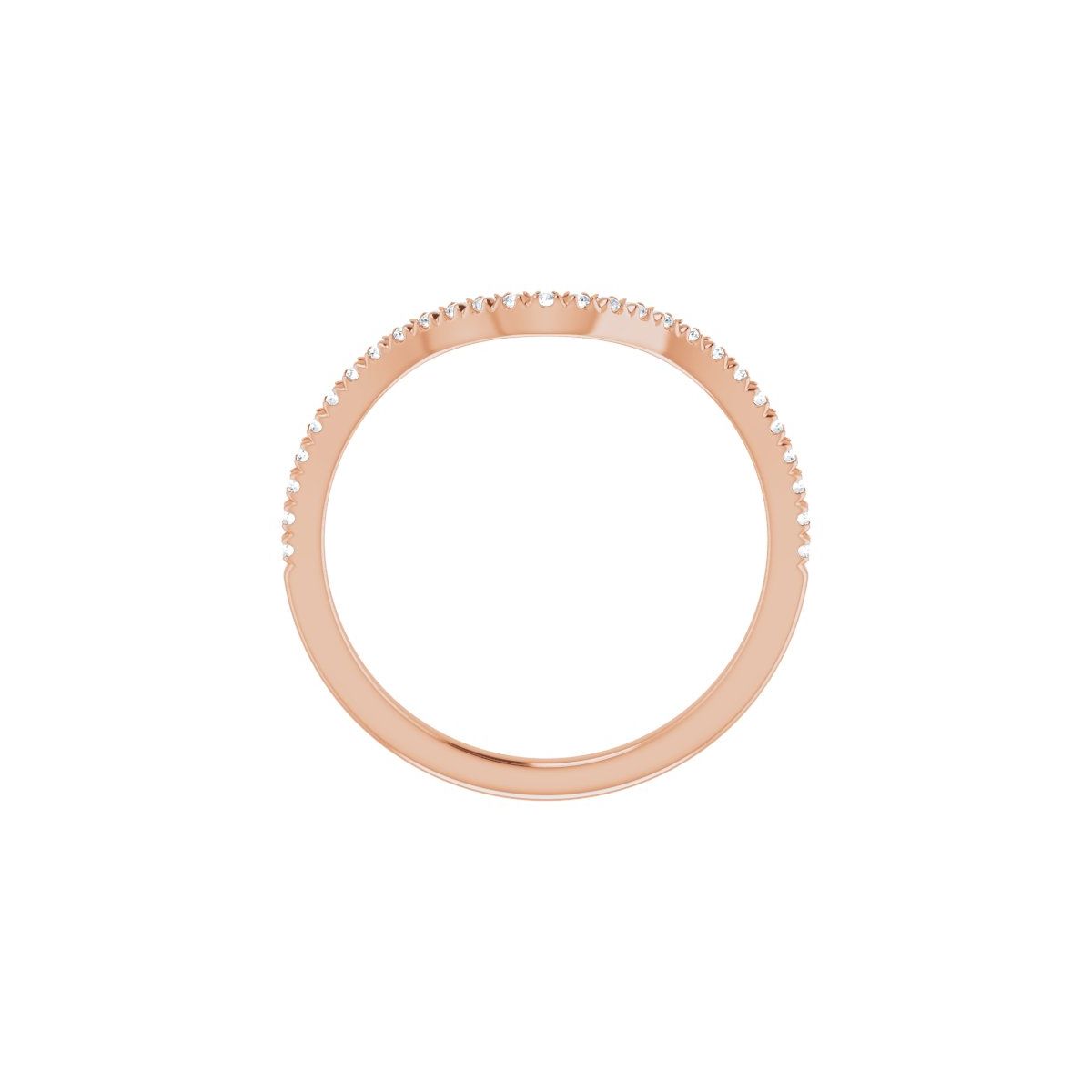 French-Set Double Halo-Style Engagement Ring or Band