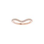 French-Set Double Halo-Style Engagement Ring or Band