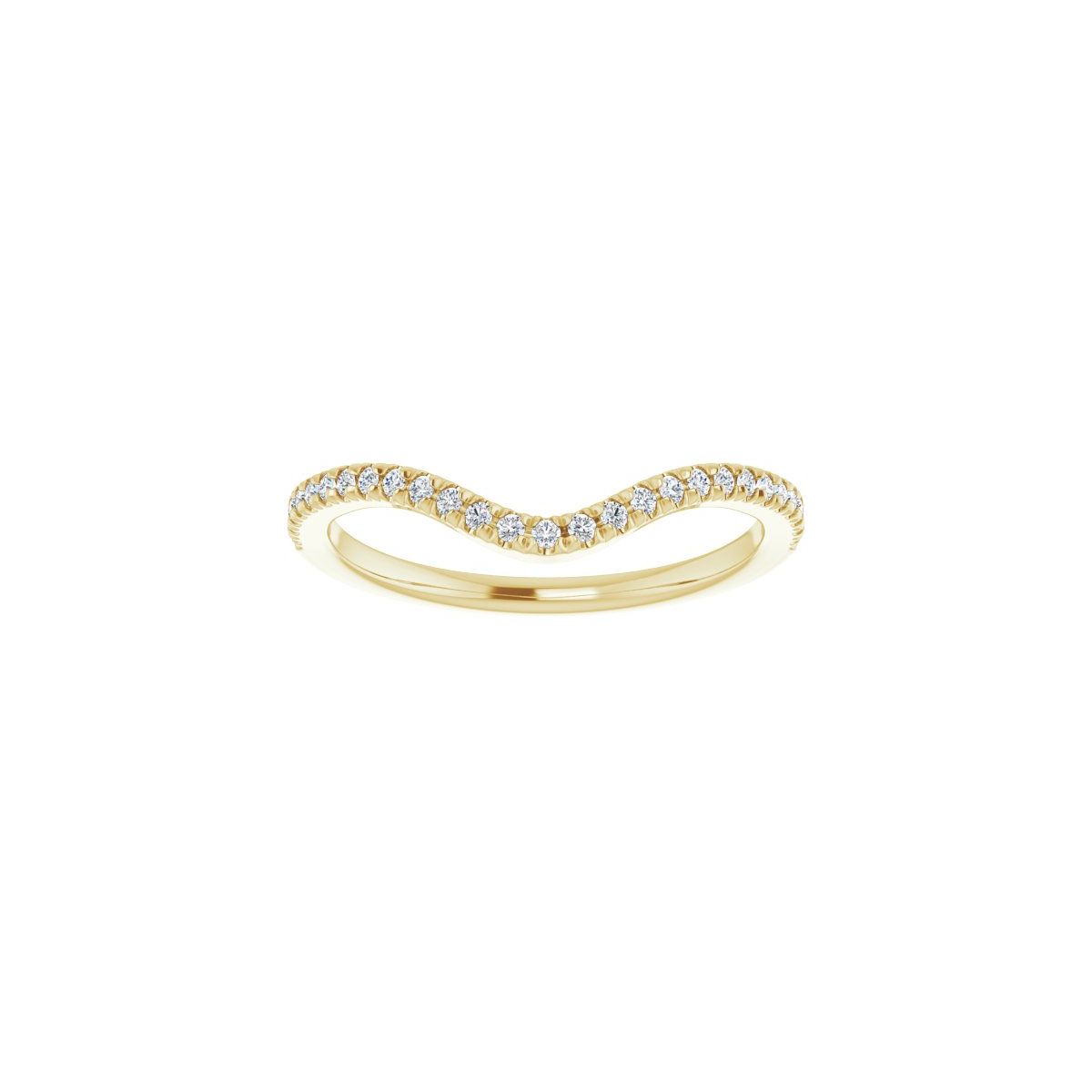 French-Set Double Halo-Style Engagement Ring or Band