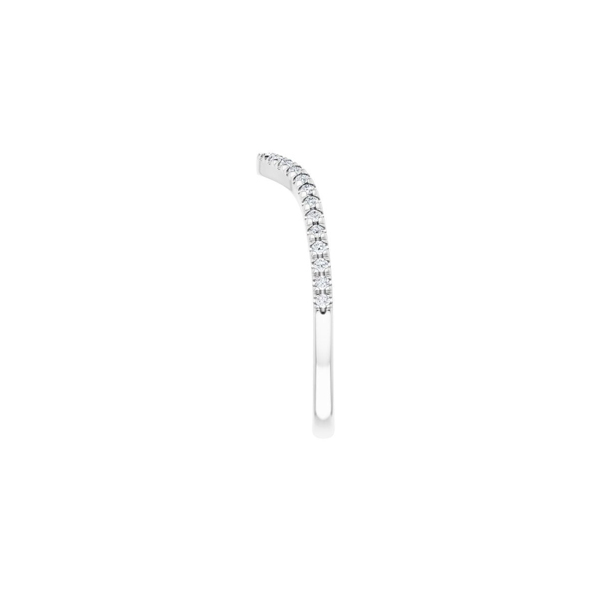 French-Set Double Halo-Style Engagement Ring or Band