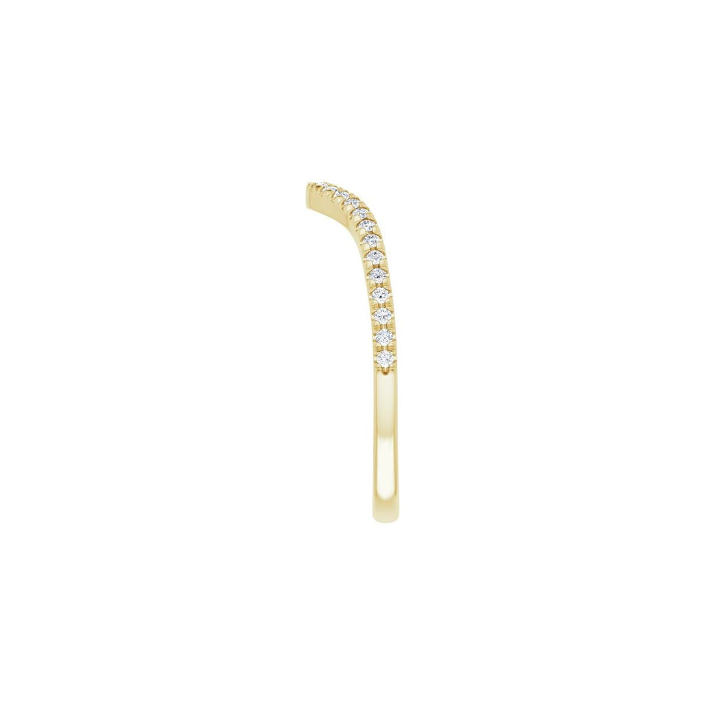 French-Set Double Halo-Style Engagement Ring or Band