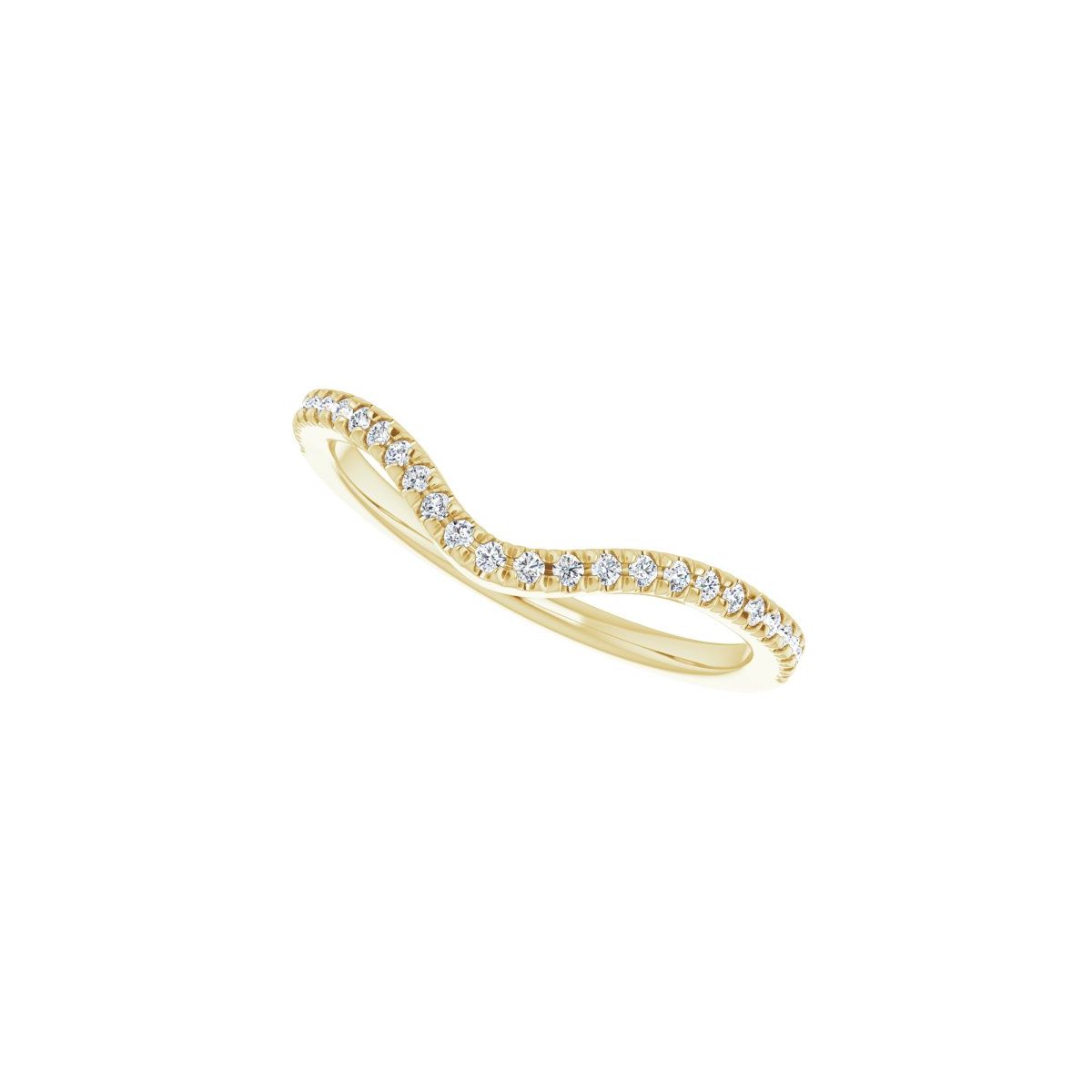 French-Set Double Halo-Style Engagement Ring or Band